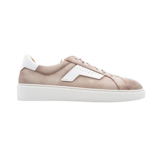 Magnanni Beige Mocka Sneaker Beige, Herr