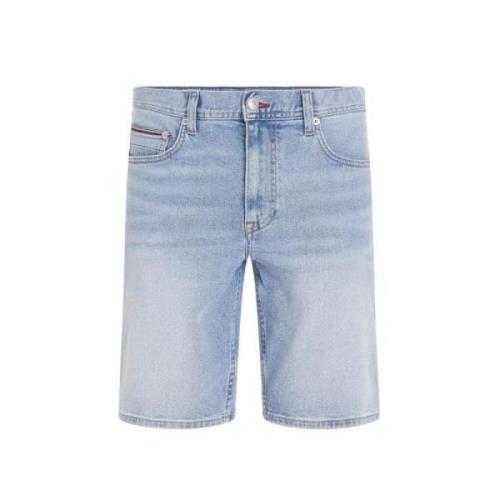 Tommy Hilfiger Blå Jeansshorts för Män Blue, Herr