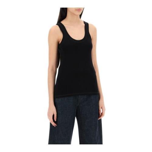 Lemaire Sleeveless Tops Black, Dam