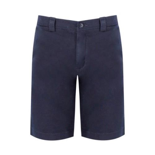 Woolrich Blå Chino Bermuda Shorts Blue, Herr