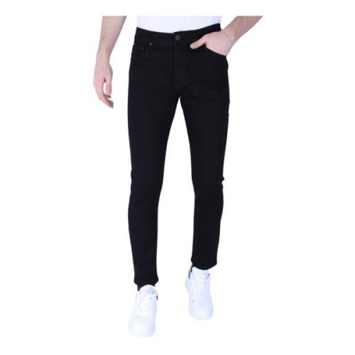 True Rise Jeans Herr Stretch Regular Fit - Dp47 Black, Herr