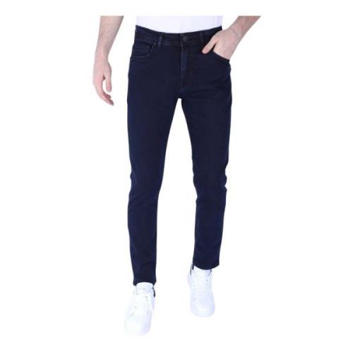 True Rise Jeans Herr Super Stretch Regular Fit Jeans - Dp56 Blue, Herr