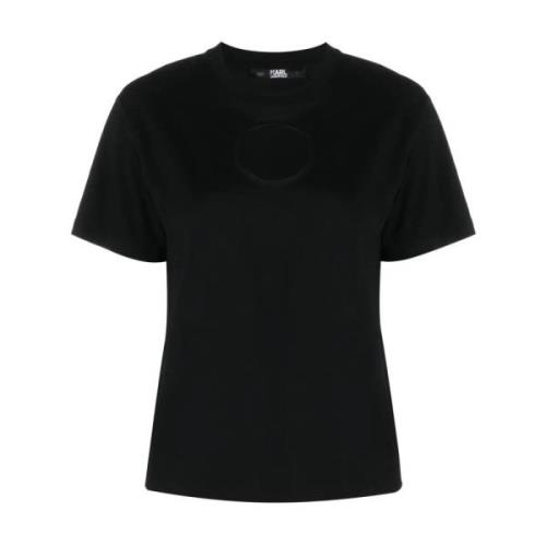 Karl Lagerfeld T-Shirts Black, Dam