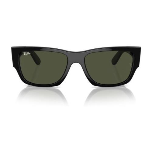 Ray-Ban Tidlös Stil Solglasögon Carlos Rb0947S Black, Herr