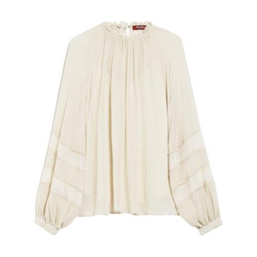 Max Mara Studio Beige Tazzina Skjorta Beige, Dam