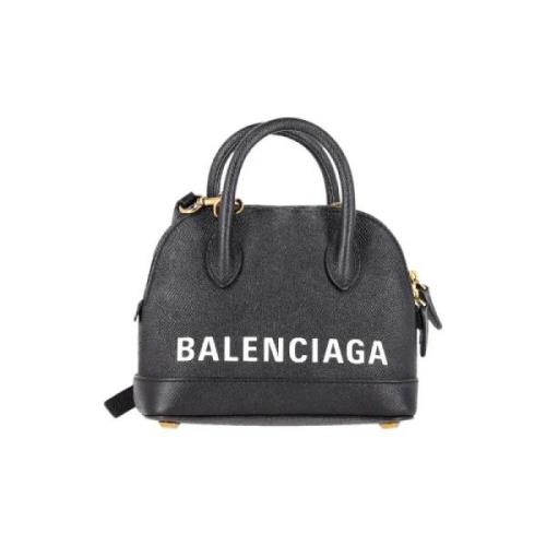 Balenciaga Vintage Pre-owned Laeder handvskor Black, Dam