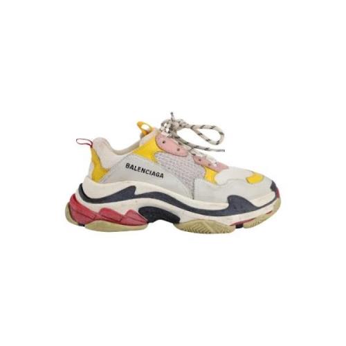 Balenciaga Vintage Pre-owned Laeder sneakers Multicolor, Herr