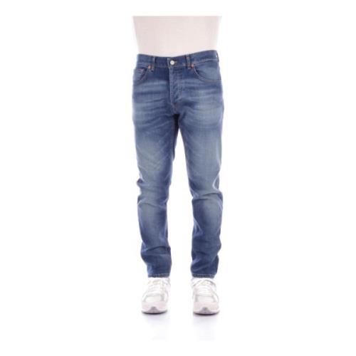 Dondup Denim Jeans med Logobakficka Blue, Herr