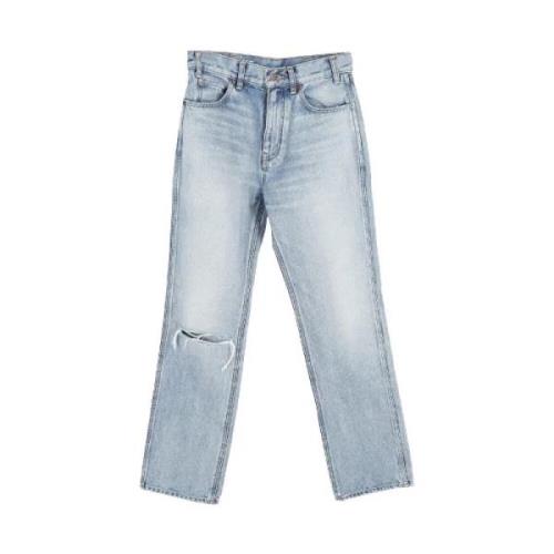 Celine Vintage Pre-owned Bomull jeans Blue, Dam