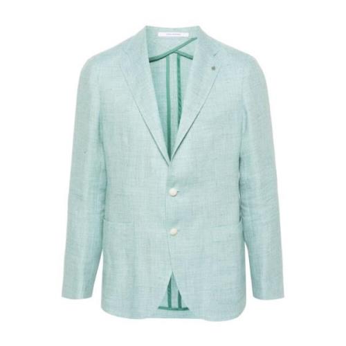 Tagliatore Klar Blå Montecarlo Blazer Jacka Blue, Herr