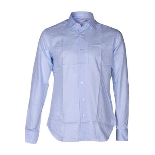 Xacus Skräddarsydd Oxford bomullsskjorta Blue, Herr