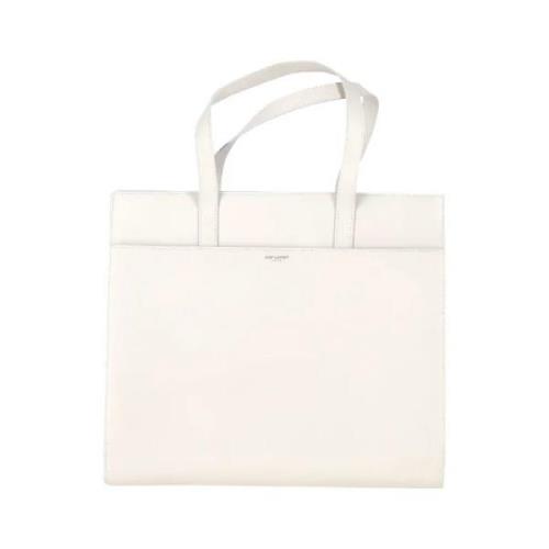 Yves Saint Laurent Vintage Pre-owned Laeder handvskor White, Dam