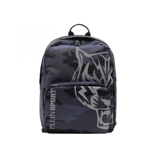 Plein Sport Tiger Face Ryggsäck Gray, Unisex