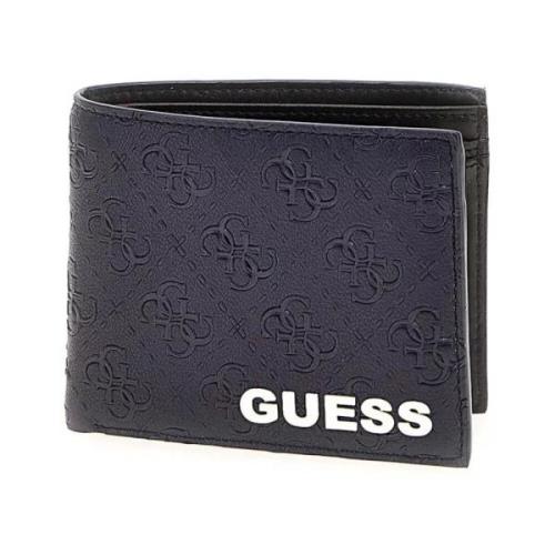 Guess Logo 4G PU Läder Plånbok - Venezia Blue, Herr