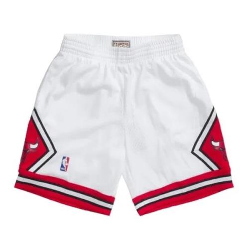 Mitchell & Ness Retro Swingman Basketboll Shorts 1997-98 White, Herr