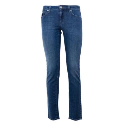 Roy Roger's Stretch Denim Push Up Jeans Blue, Dam