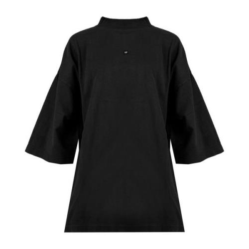Balenciaga Oversized Logo T-Shirt Black, Dam