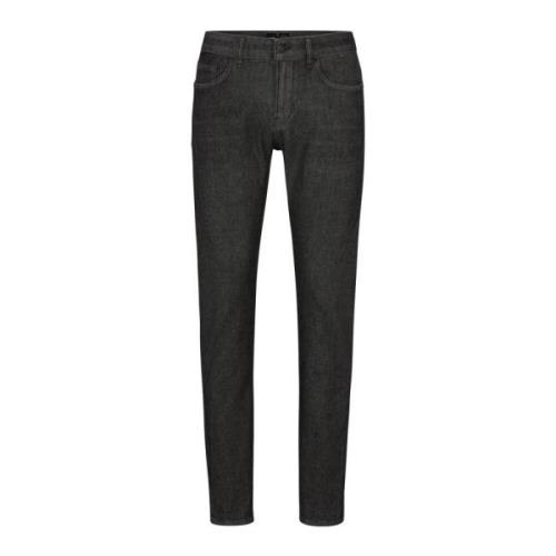 Boss Svarta Denim Jeans Black, Herr