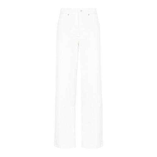 Jil Sander Naturliga Bomullsjeans White, Dam