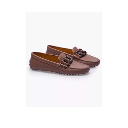 Tod's Läder Moccasins med Bit - Brun Brown, Herr