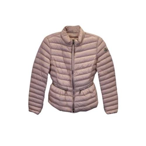 Moncler Pre-owned Pre-owned Nylon ytterklder Pink, Dam