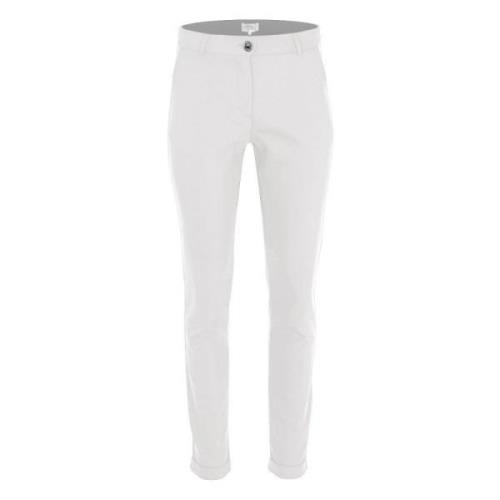 DNM Pure Stiliga Chino Byxor Off White White, Dam