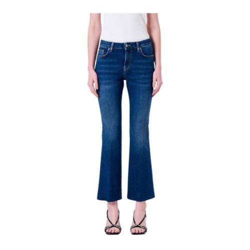 ViCOLO Icono Gisele Flared Jeans Blue, Dam