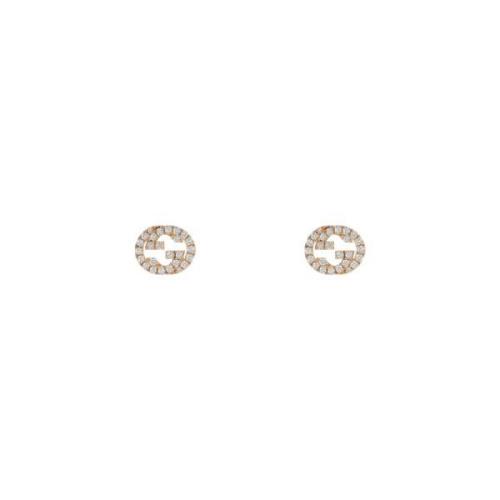 Gucci Ybd729408001 - Örhängen i 18kt rosa guld och diamanter Yellow, D...