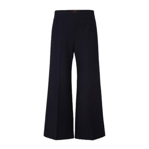 Windsor Marinblå Crêpe Culotte med Raffinerad Twist Blue, Dam