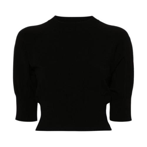 Dries Van Noten Taleen Sweater - Stilfull Stickad Tröja Black, Dam