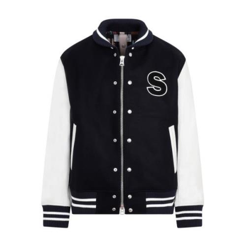 Sacai Interstellar Blouson Jacka Navy Off White Multicolor, Herr