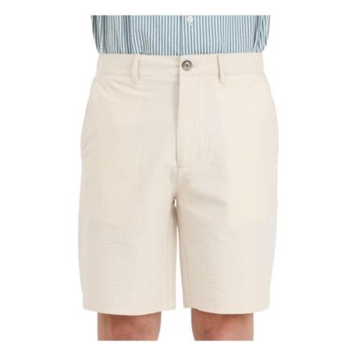 Selected Homme Beige Shorts i arbetsvävd tyg Beige, Herr