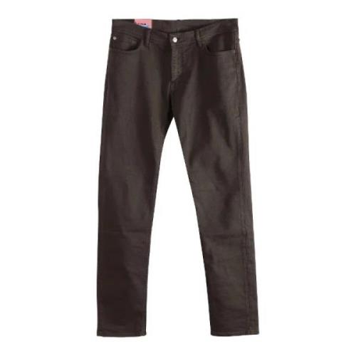 Acne Studios Pre-owned Pre-owned Bomull jeans Brown, Herr