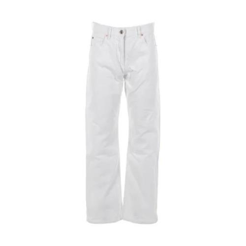 Valentino Vintage Pre-owned Bomull jeans White, Dam