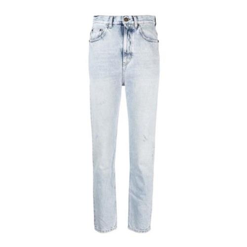 Saint Laurent 80's Cropped Jeans Ljusblå Blue, Dam