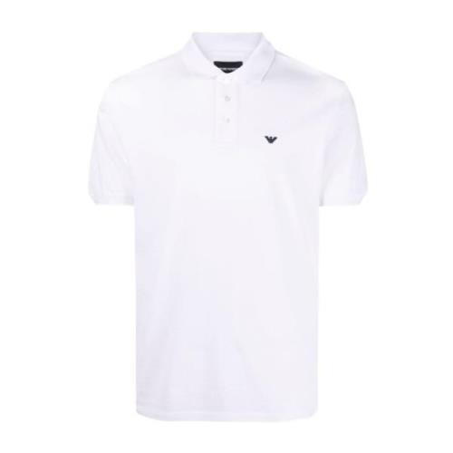 Emporio Armani Polo Shirts White, Herr