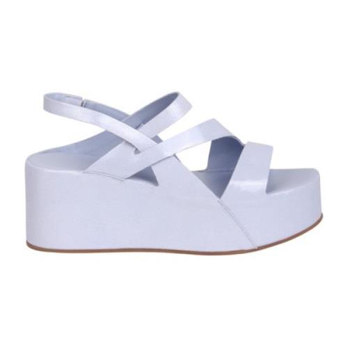 DEL Carlo Kil Vetro Sandal med Flätning Blue, Dam