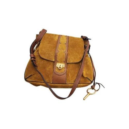 Chloé Pre-owned Pre-owned Mocka axelremsvskor Brown, Dam