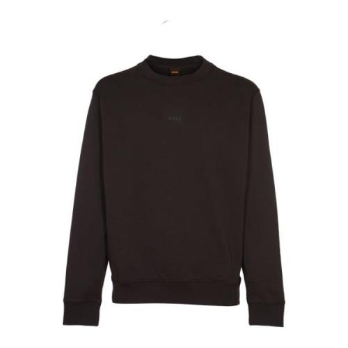 Boss Svart Sweater Wefade Black, Herr