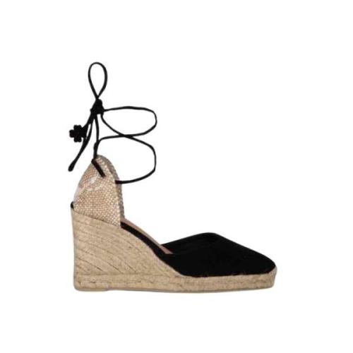 Castañer Stiliga Espadrilles Sandaler för Kvinnor Black, Dam