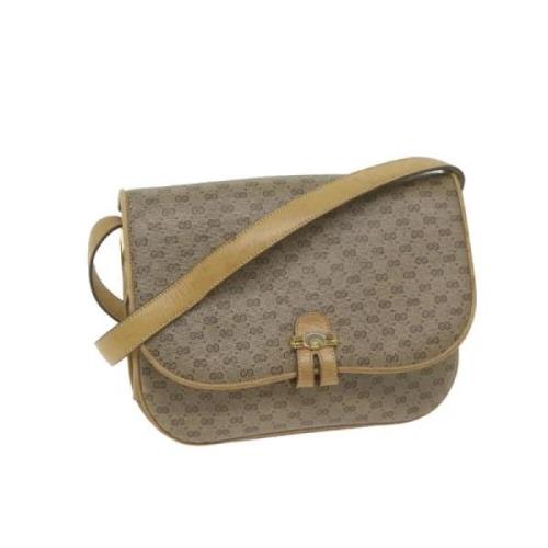 Gucci Vintage Pre-owned Laeder gucci-vskor Beige, Dam