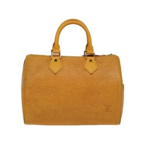 Louis Vuitton Vintage Pre-owned Laeder handvskor Yellow, Dam