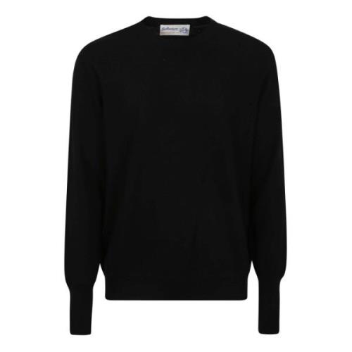 Ballantyne Svart Sweater Kollektion Aw22 Black, Herr