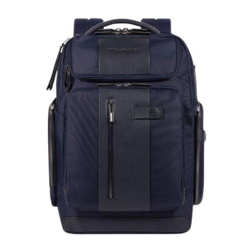 Piquadro Blå Bucket Bag & Ryggsäck Blue, Herr