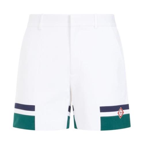 Casablanca Vita Tailoring Shorts med Ränder White, Herr