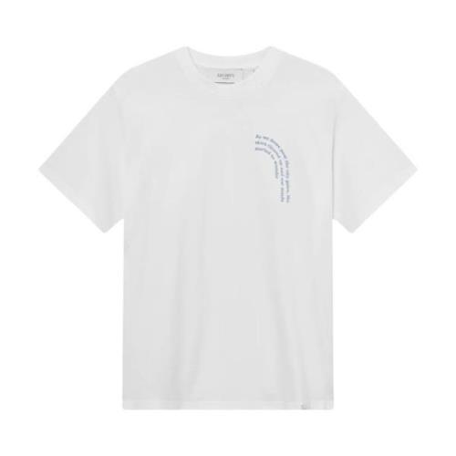 Les Deux Vattenfärg Kust T-shirt White, Herr