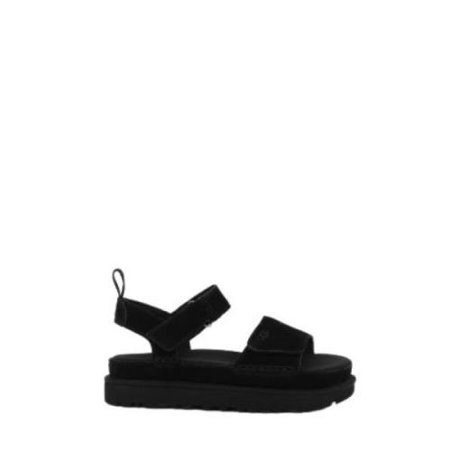 UGG Flat Sandals Black, Dam