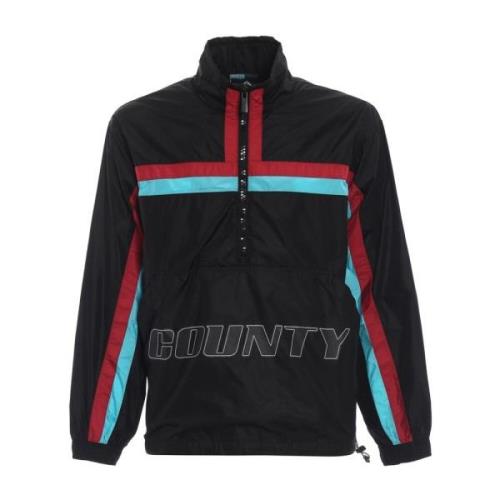 Marcelo Burlon Logo Windbreaker Jacka Herr Multicolor, Herr