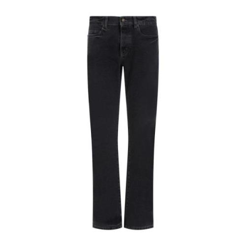 Saint Laurent Svart Slim Fit O-Beryl Jeans Black, Herr