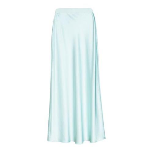 Ahlvar Gallery Hana silkesatin kjol mint Green, Dam